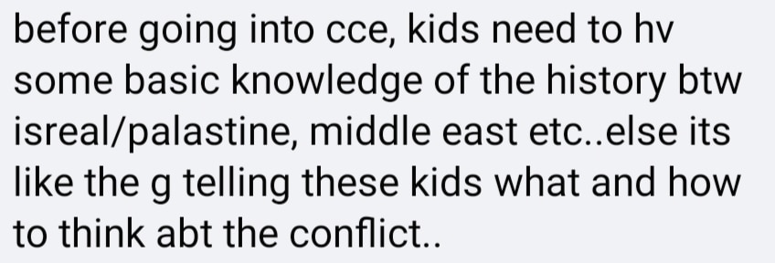 comment