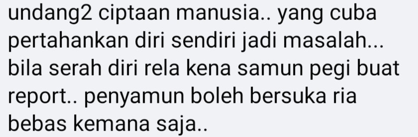 comment