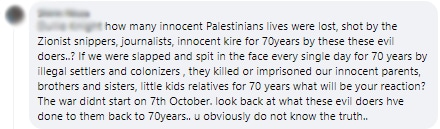 comment