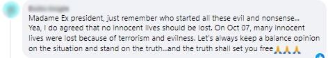 comment
