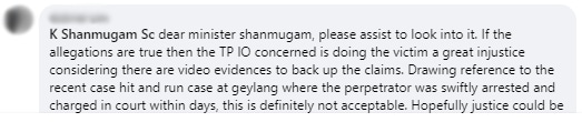 comment