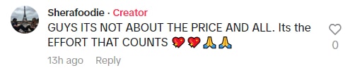 comment