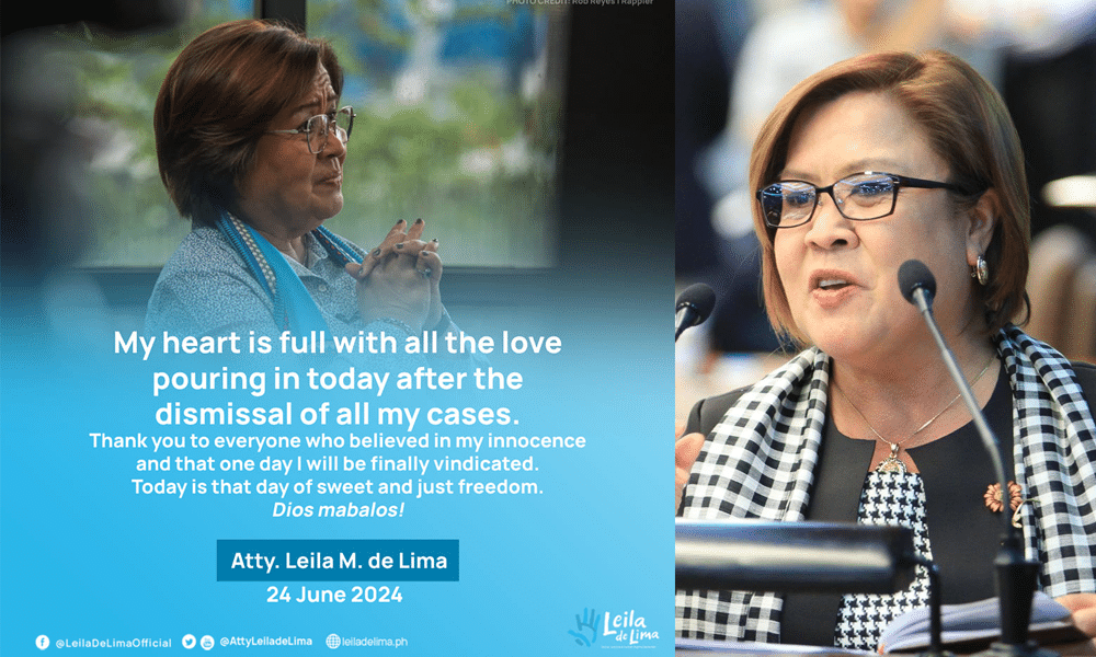 FORUM-ASIA celebrates Leila de Lima's acquittal and calls for accountability for her arbitrary detention.